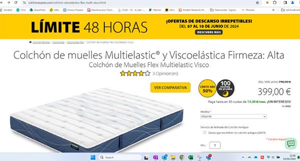 Pantallazo 1 colchones